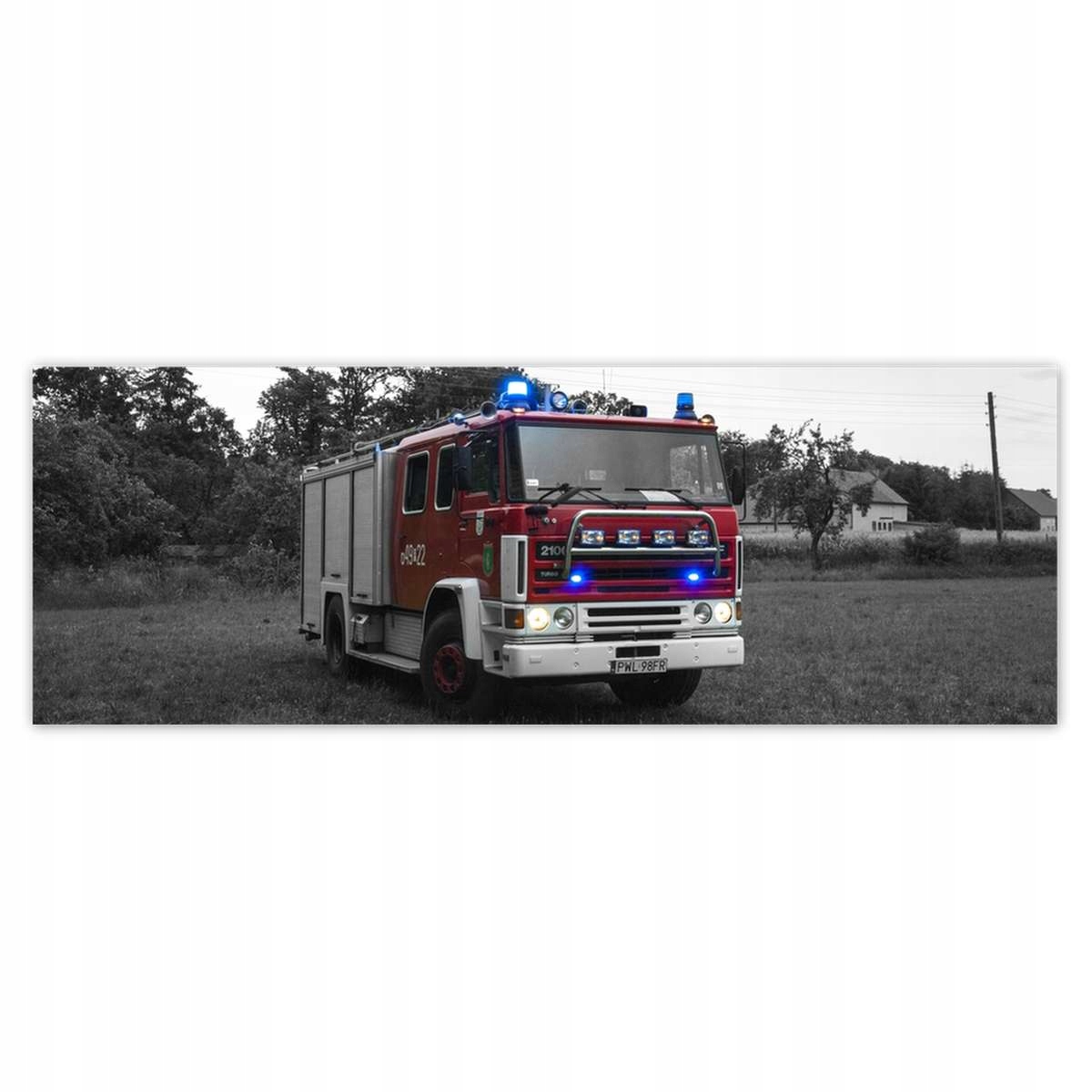 Fototapety 624x219 Hasičský vůz