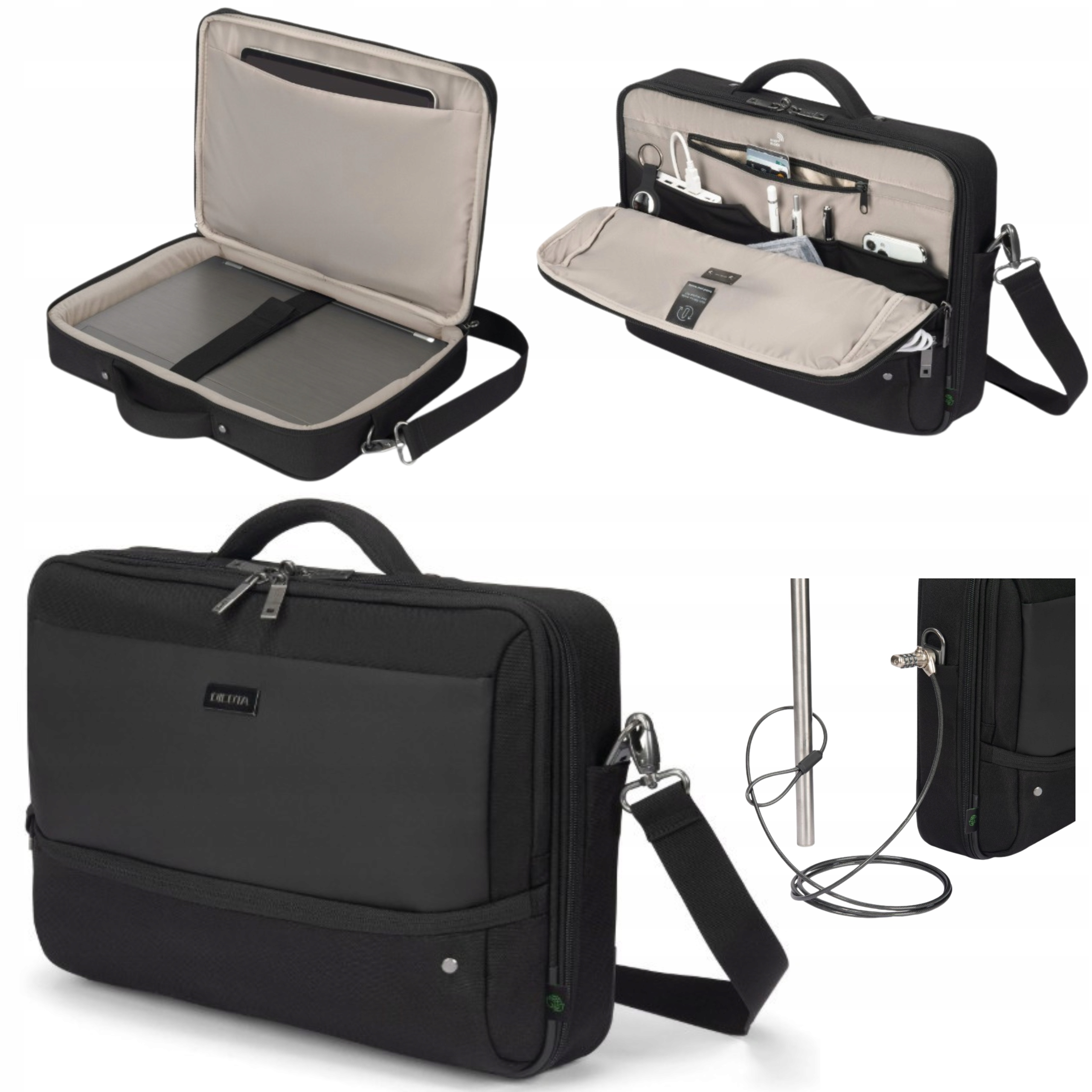 Obchodní taška na notebook 14 15,6 16 s organizérem Hdf