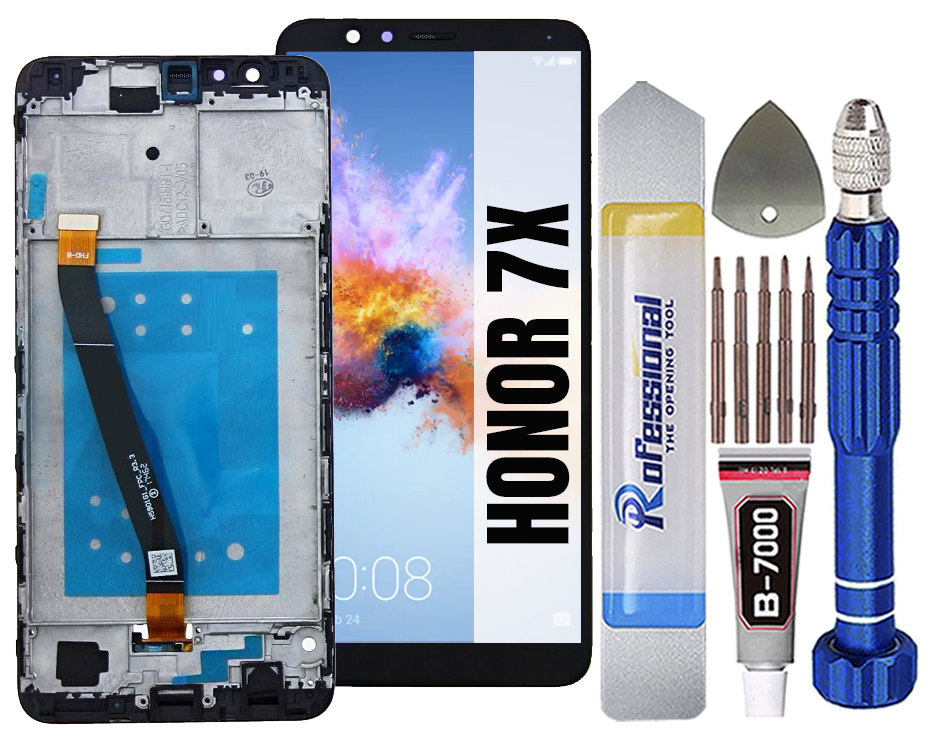 Huawei Honor 7X LCD displej Displej Rámeček