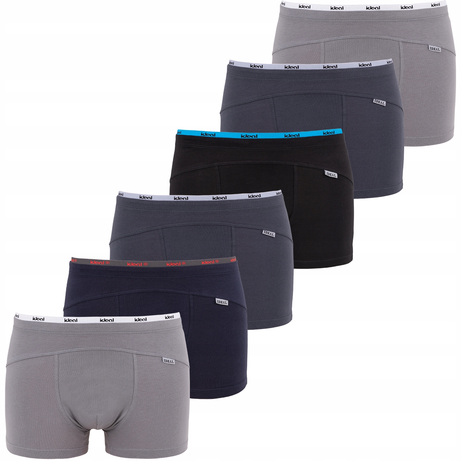 

6x Bokserki Ideal Premium Bawełniane Rozmiar 6XL