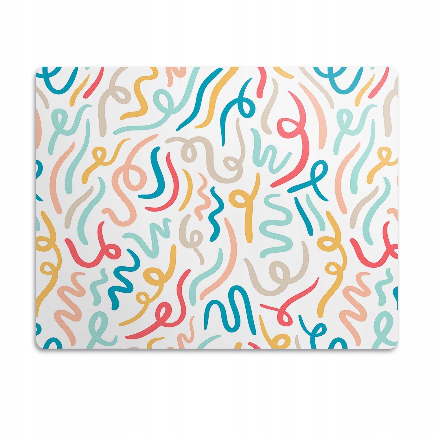 Levně Pro kočky podložka pod záchod Barevné vzory 90x60 cm