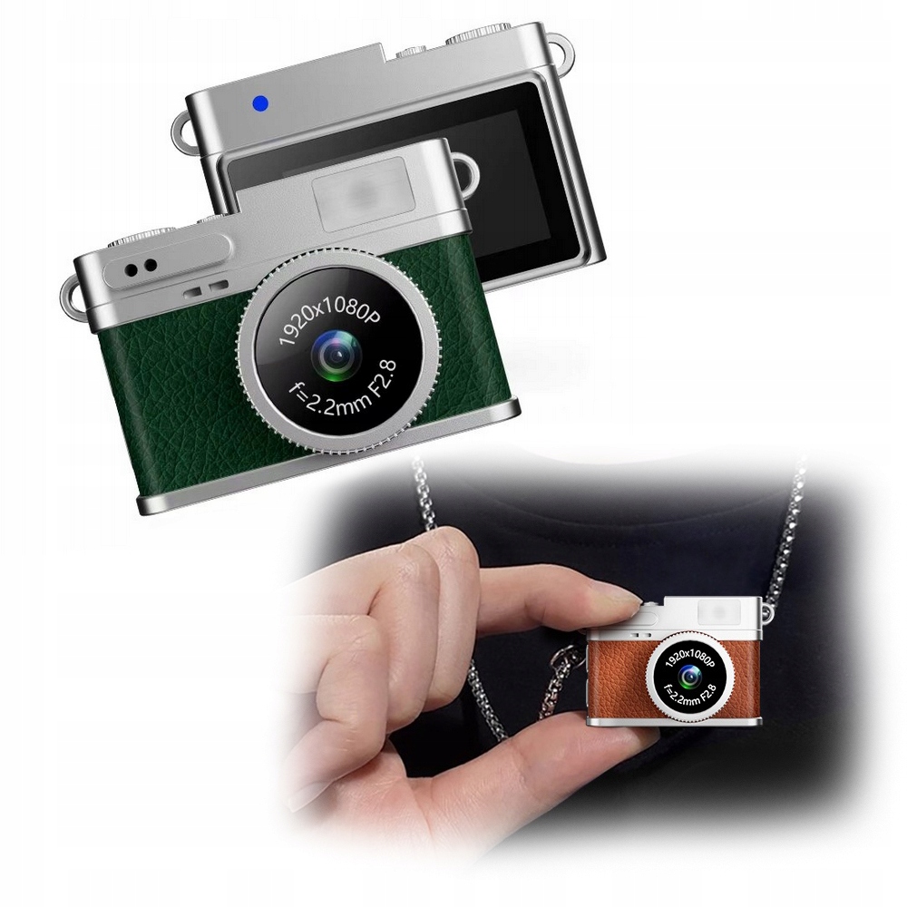 Mini Aparat Cyfrowy Xrec X4 2MP 1080p LCD 0,96 Wisiorek Breloczek Zawieszka