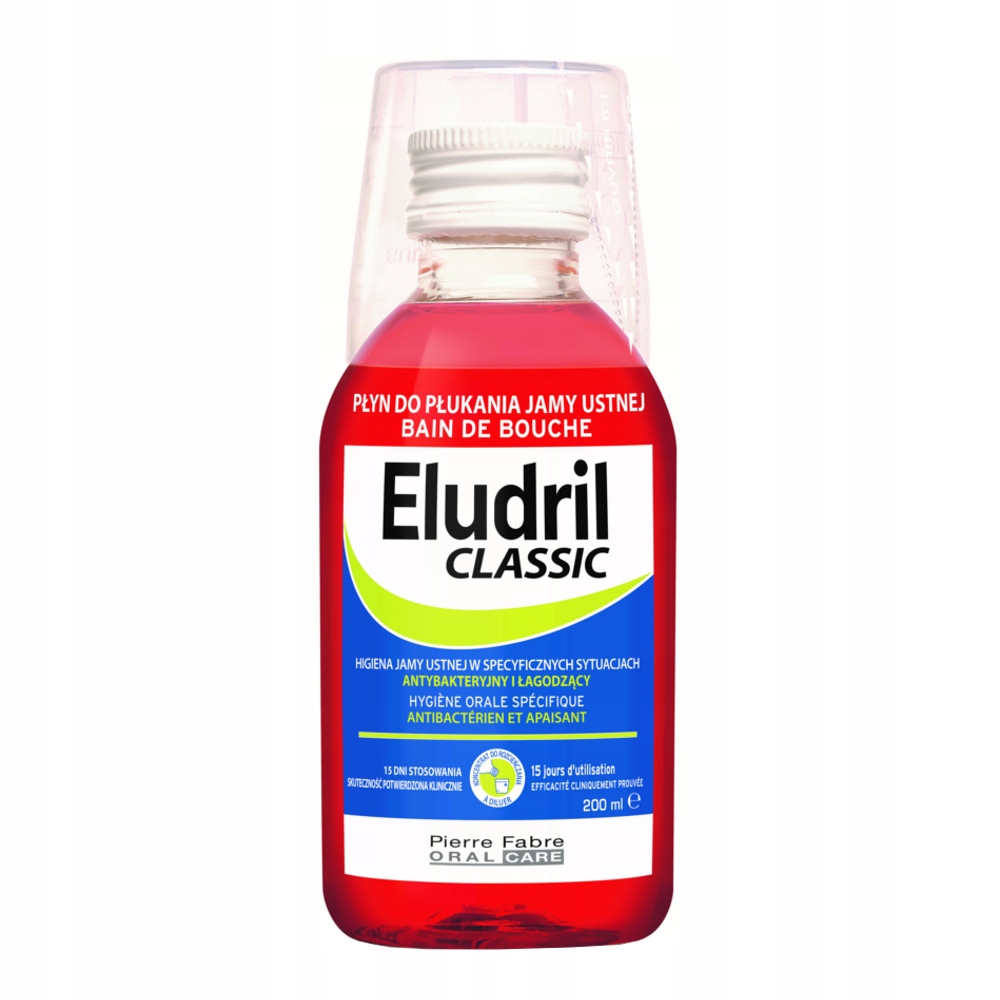 

Eludril Classic płyn z chlorheksydyną 0,10% 200ml