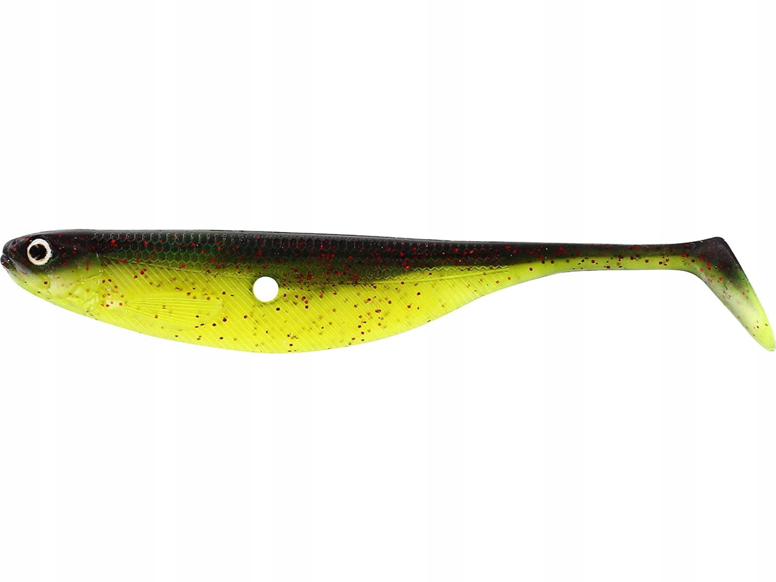 Westin ShadTeez Hollow 8cm Black/Chartreuse
