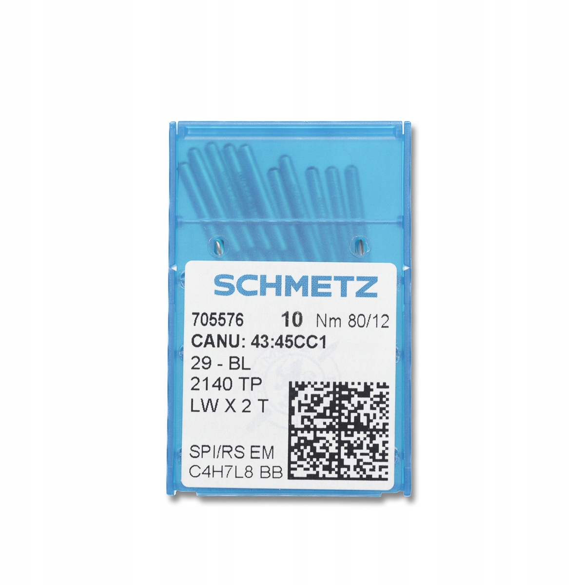 Jehly do stroje podšívky Schmetz 80 29-BL 10 Ks