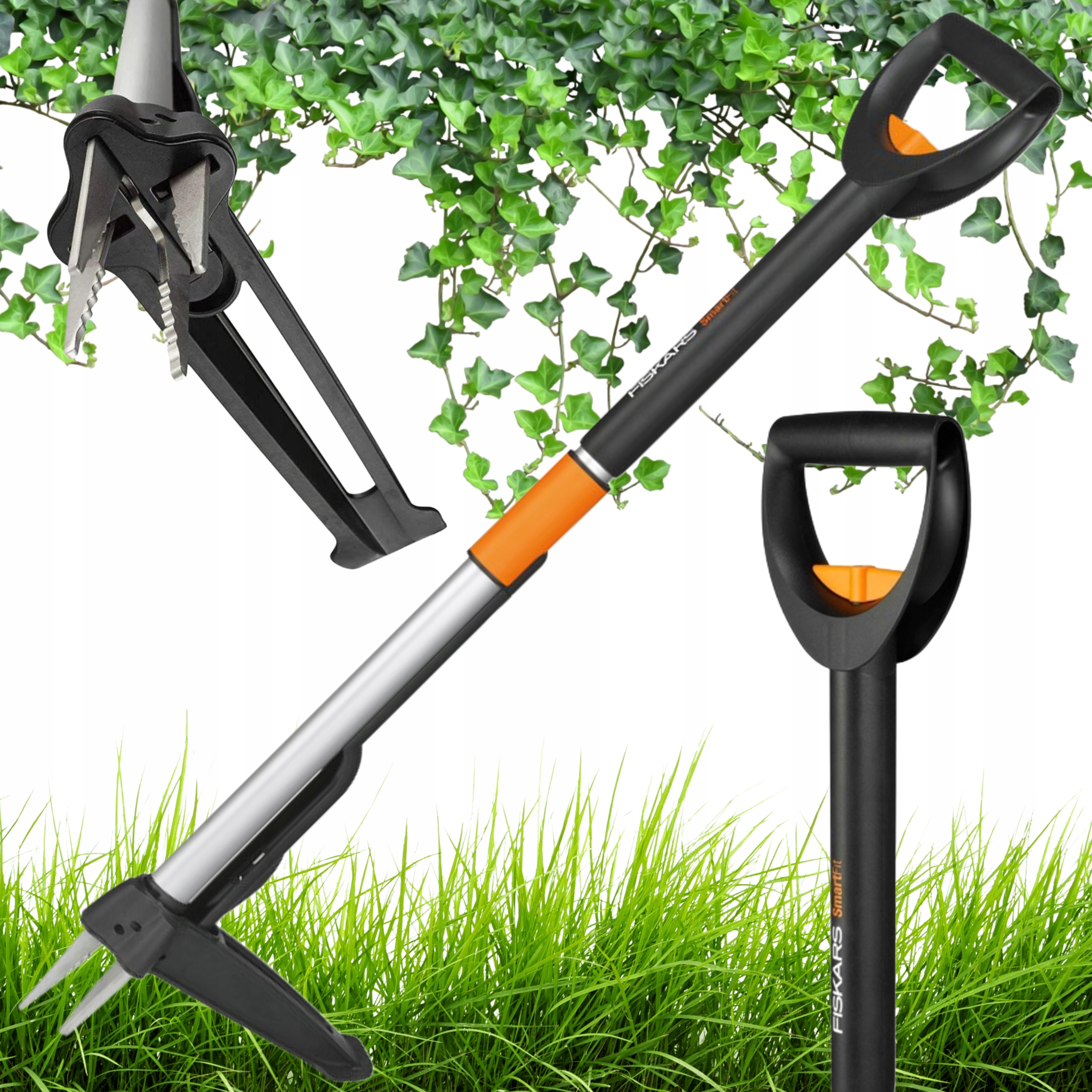 Vytrhávač Buriny S Koreňmi Fiskars 119 CM Kovové Zuby Silný Záhradný