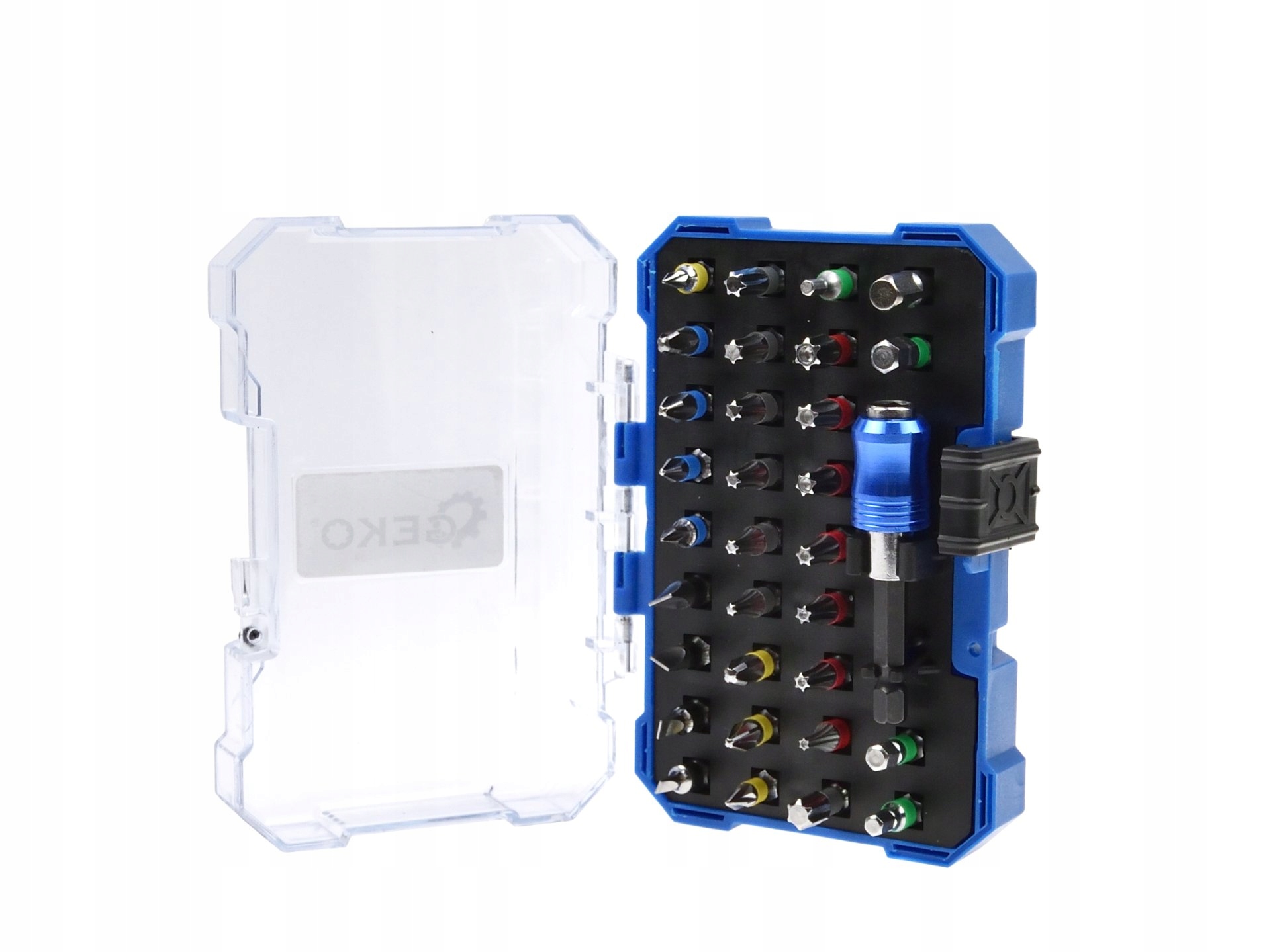 Zestaw bitów z uchwytem magnetycznym 32 el. GEKO Długość bitu 25mm