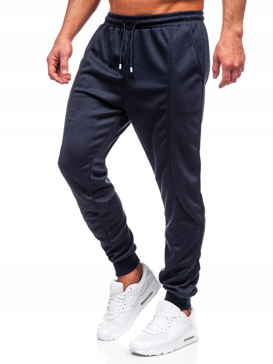 

Spodnie Dresowe Joggery Granatowe 8K183 DENLEY_2XL