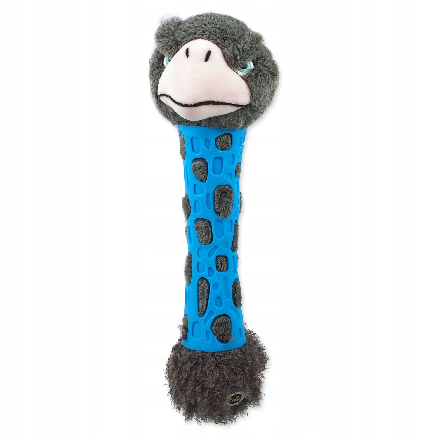 Levně Hračka BeFun pštros plyšový s Tpr gumou pro štěně 38cm