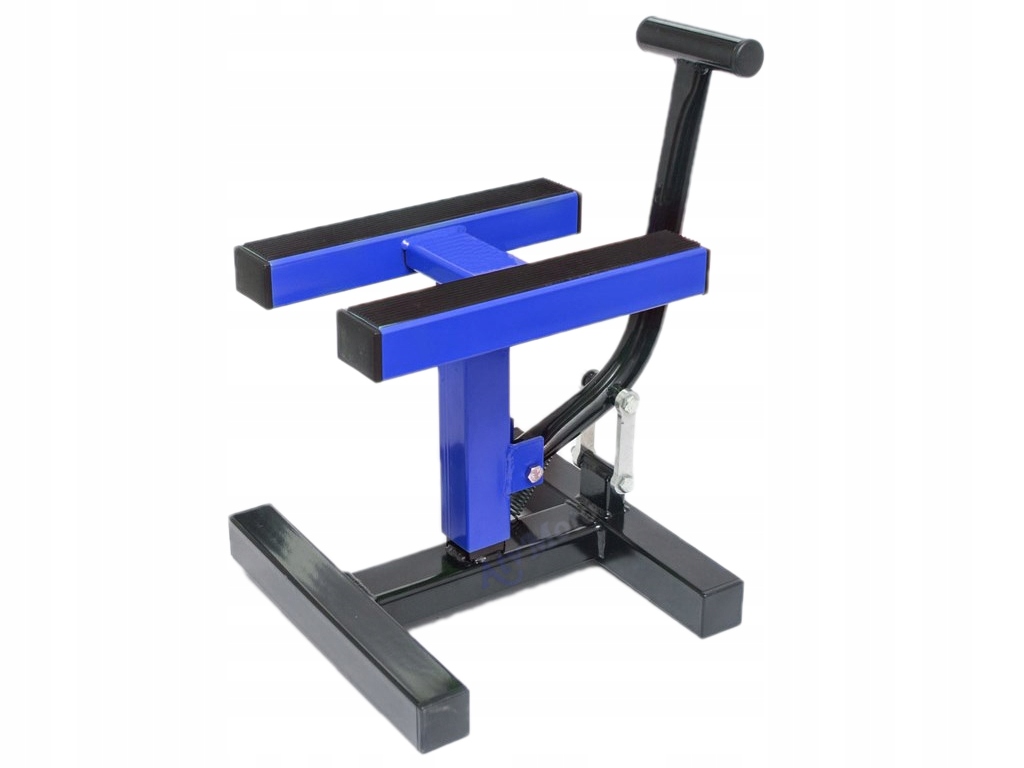 Stojak podnośnik podstawka pod motocykl cross niebieski