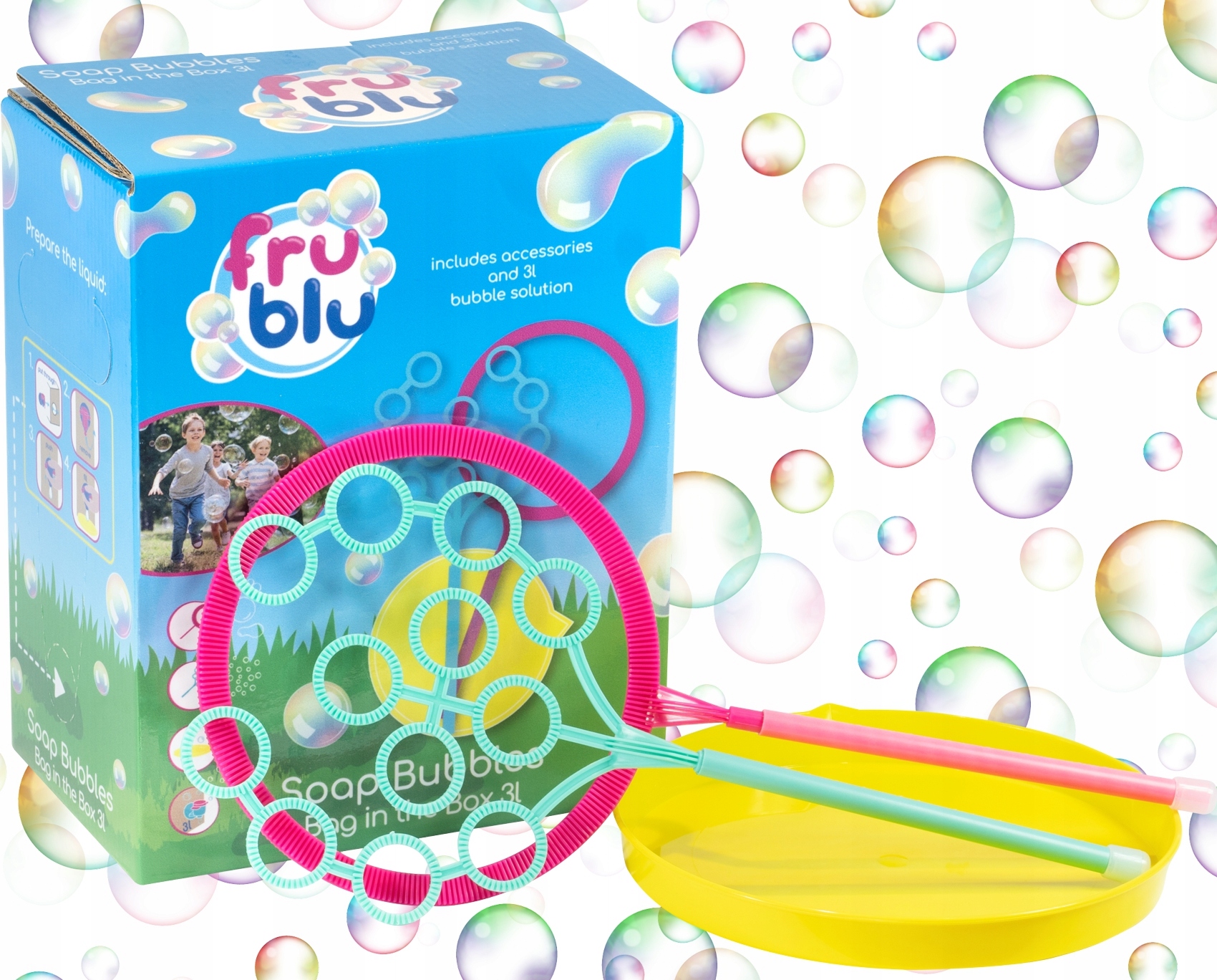 

Fru Blu Eco płyn 3l akcesoria Bańki Mydlane