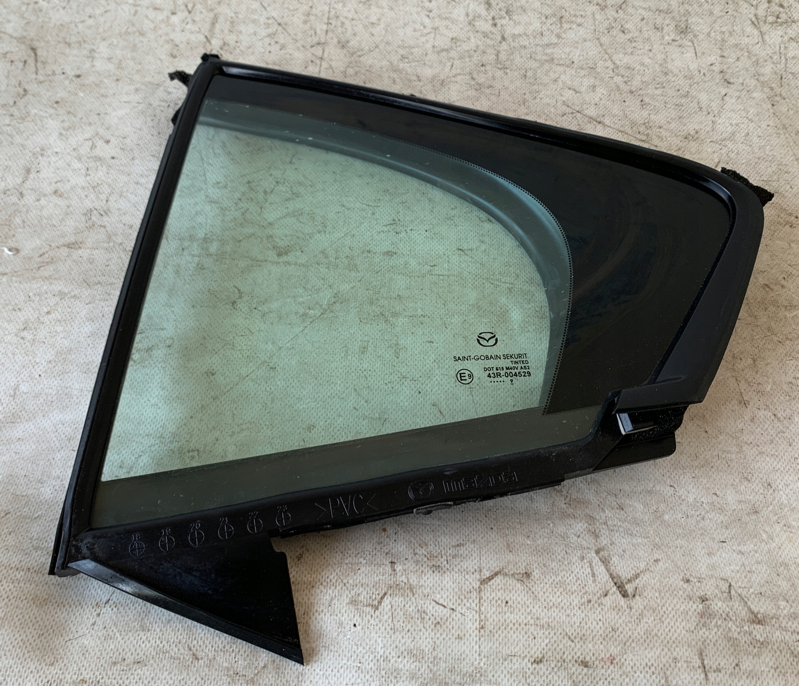 $ window door left rear part TROJKAT MAZDA CX-5 II