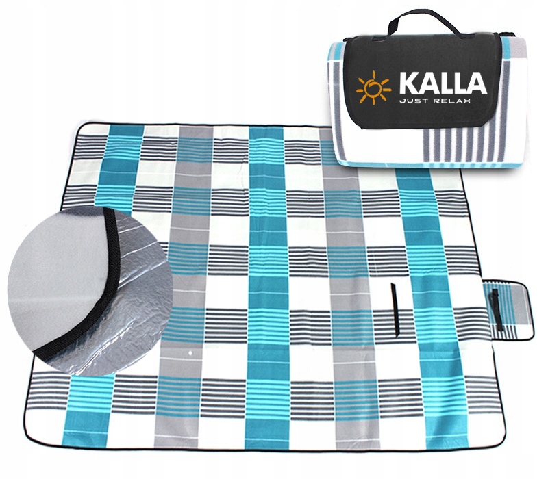 

Koc Piknikowy Plażowy Mata Z Izolacją 200x200cm