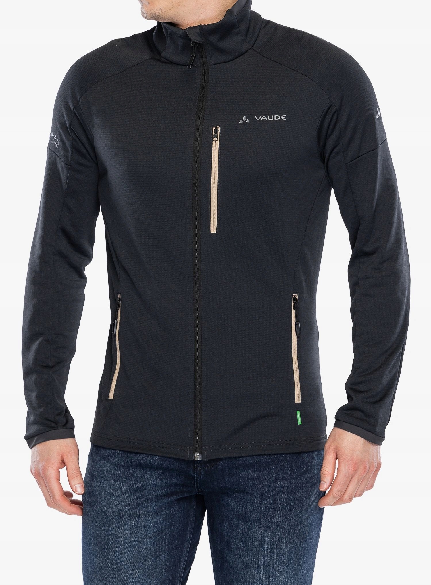 Fleecová bunda Vaude Elope Fleece Jacket II fantomová černá S