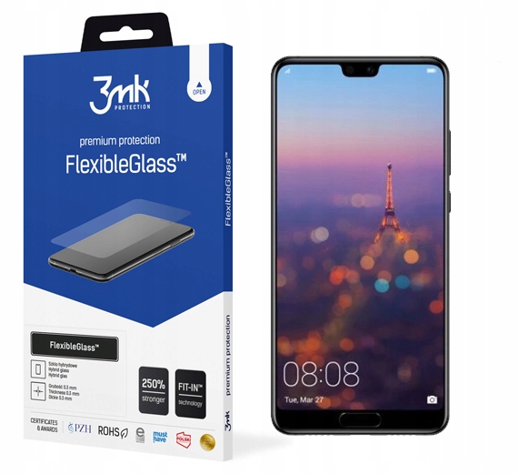 

Szkło 3MK FlexibleGlass do Huawei P20