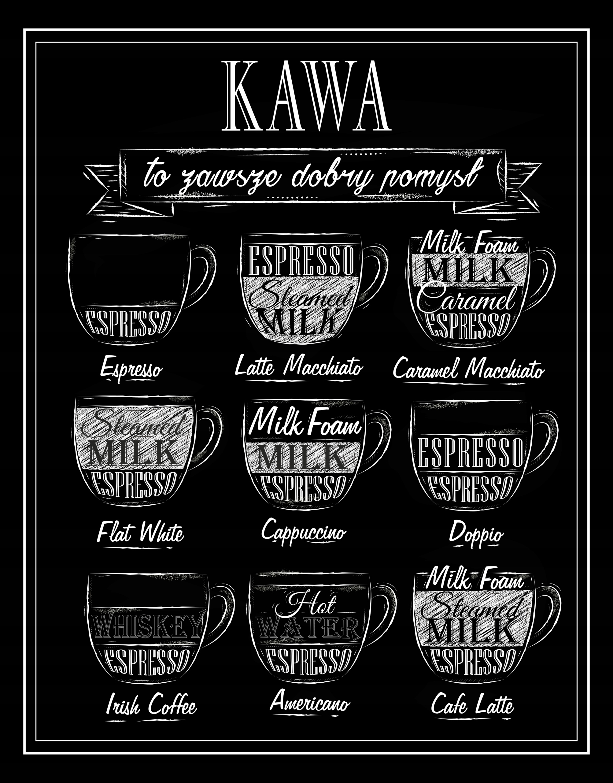 

Kawa plakat 40x50 cm obraz #157