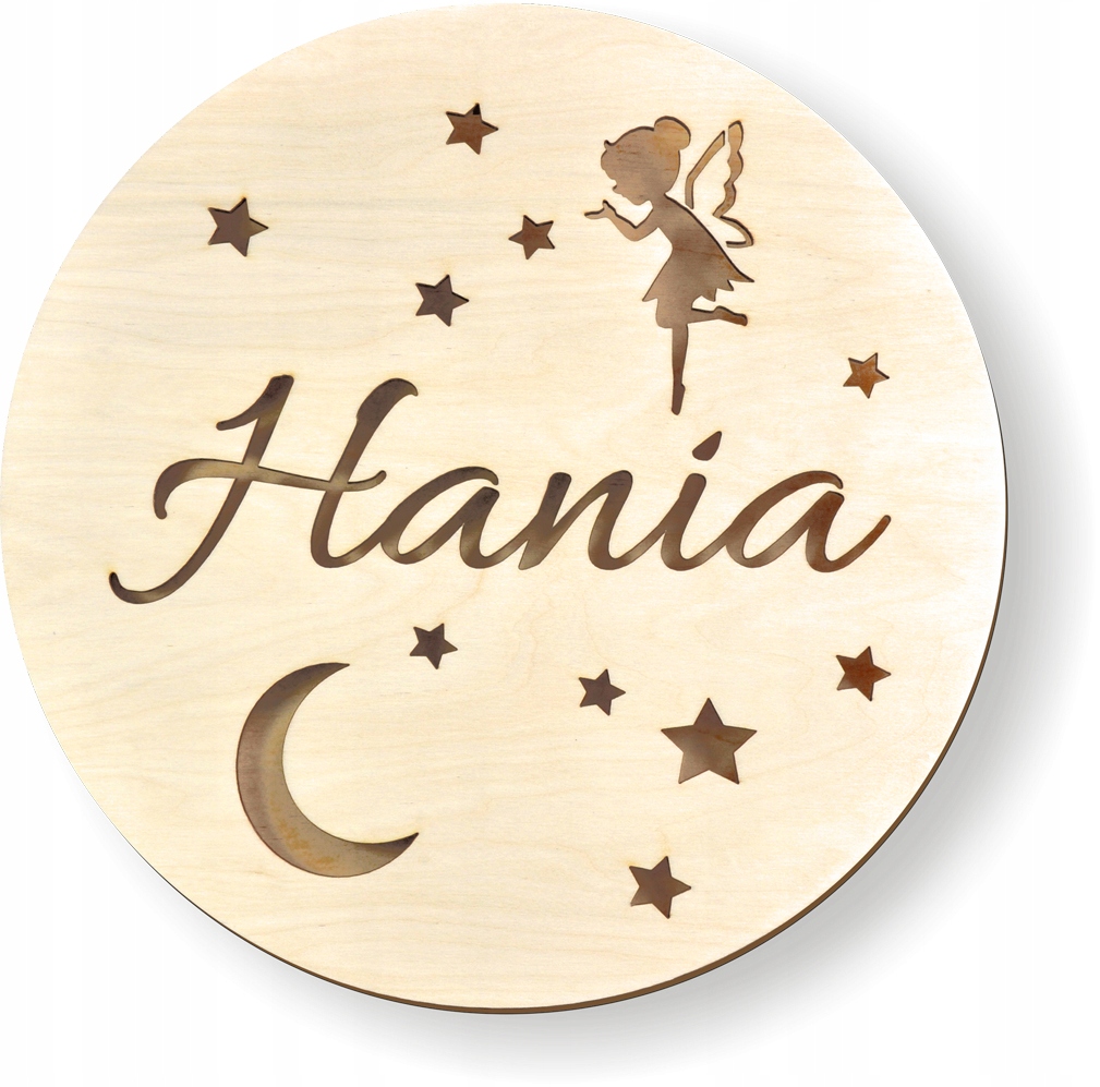 

Lampka Nocna Led Imieniem Dziecka Wisząca-stojąca