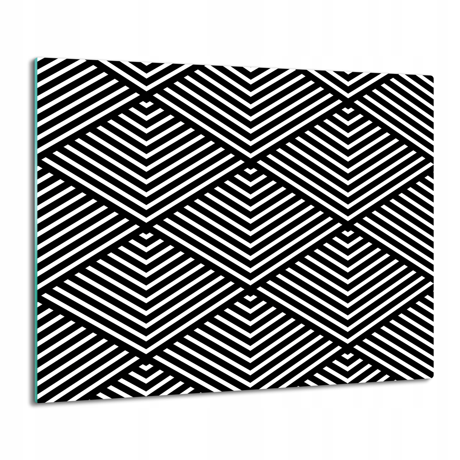 splashback s potiskem Pyramidy pruhy vzor 60x52