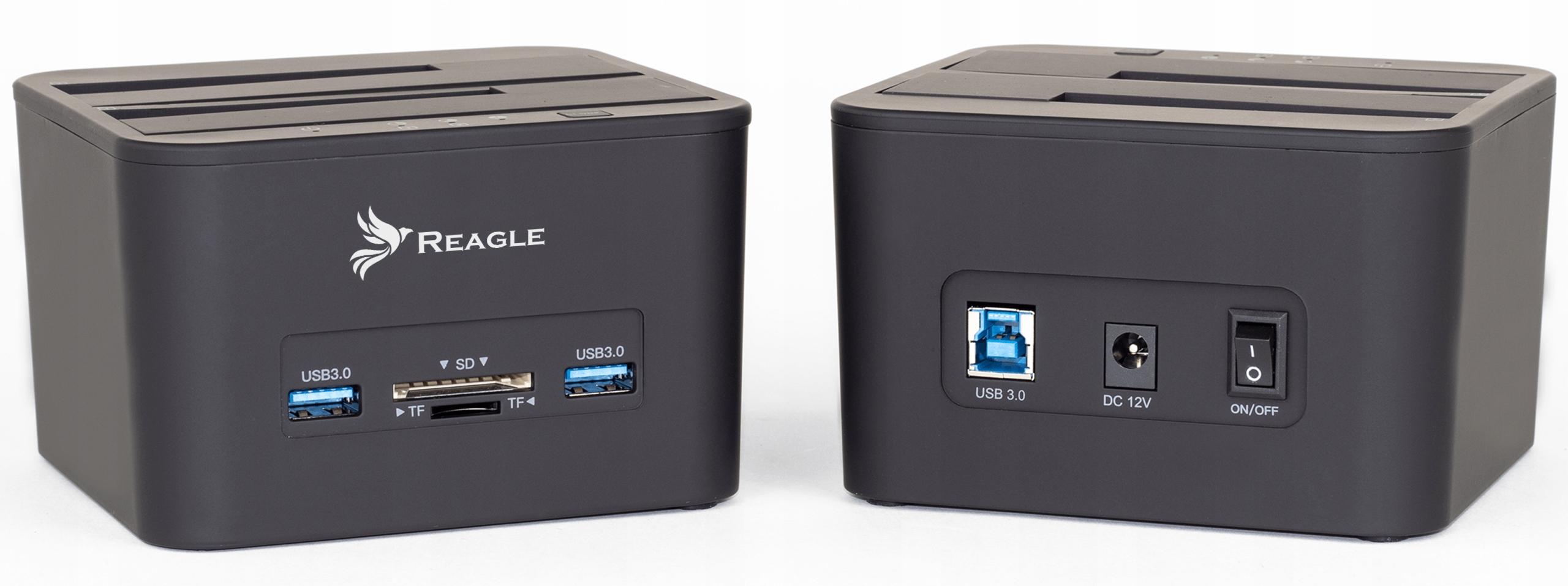 STACJA DOKUJĄCA DYSKÓW HDD SSD 2x USB CZYTNIK KART Format dysków 2,5