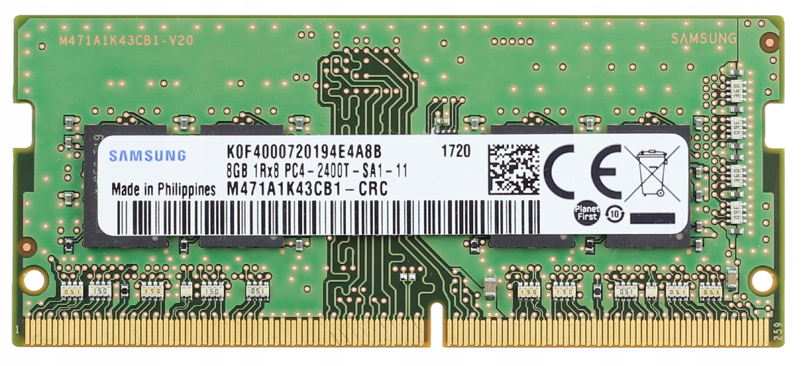 

Pamięć Ram DDR4 Samsung 8GB 2400 PC4-2400T-SA1-11
