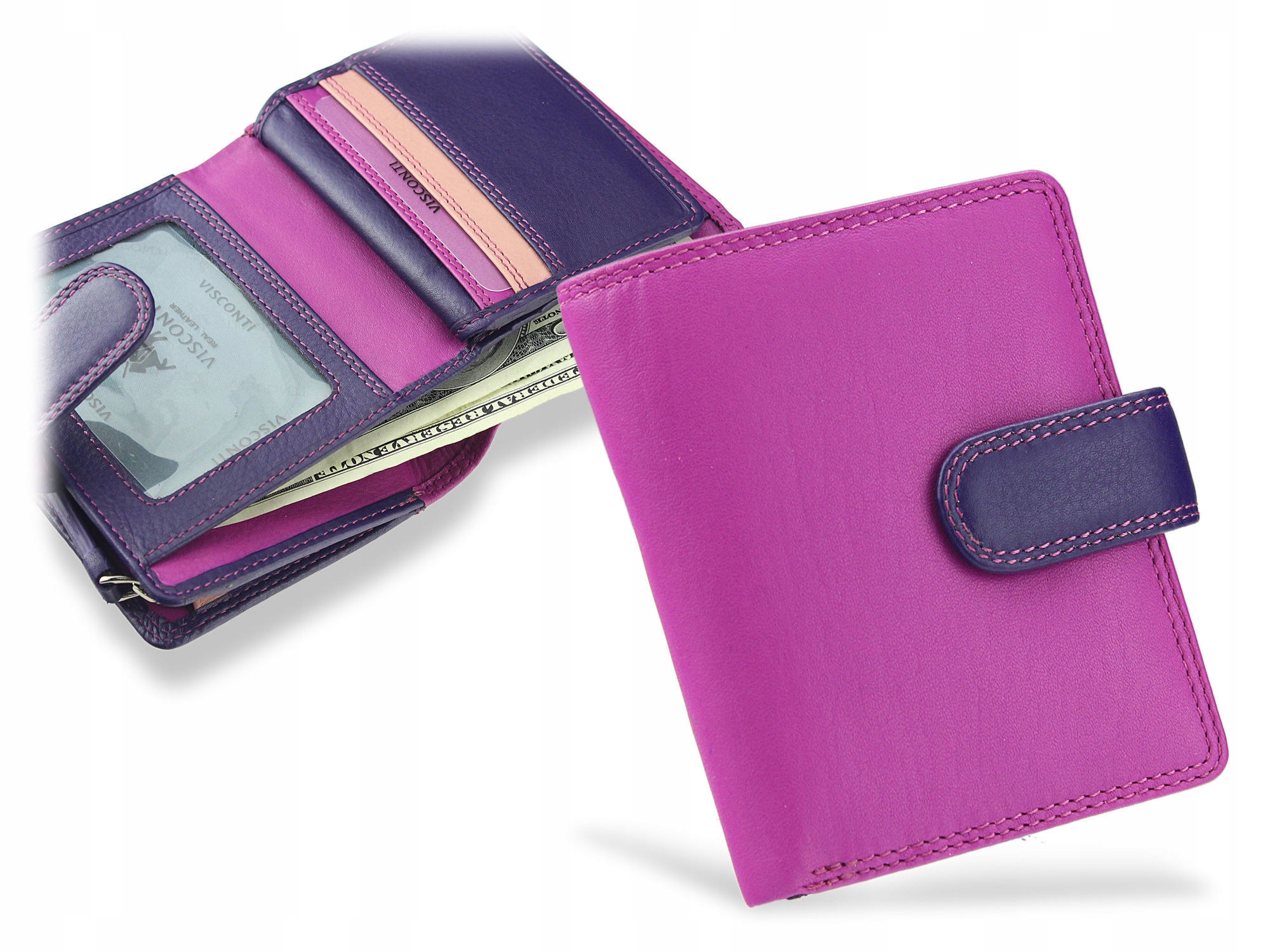 Dámská Kožená Peněženka Visconti Kompaktní RB40