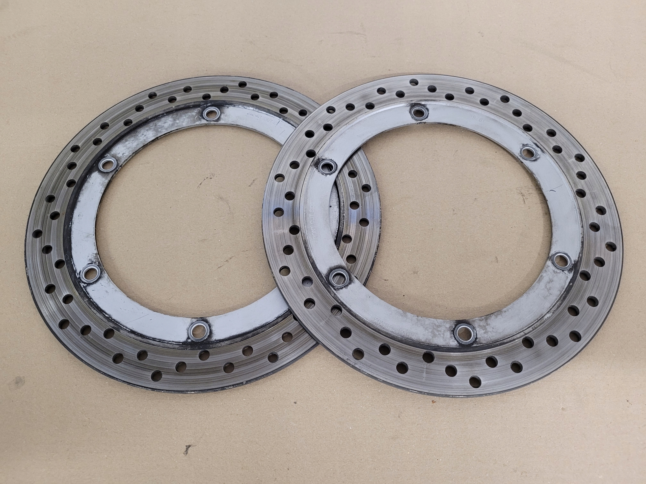 HonGL1500-tarczeamulcowe - Honda GL 1500 диск передні гальмівні диски