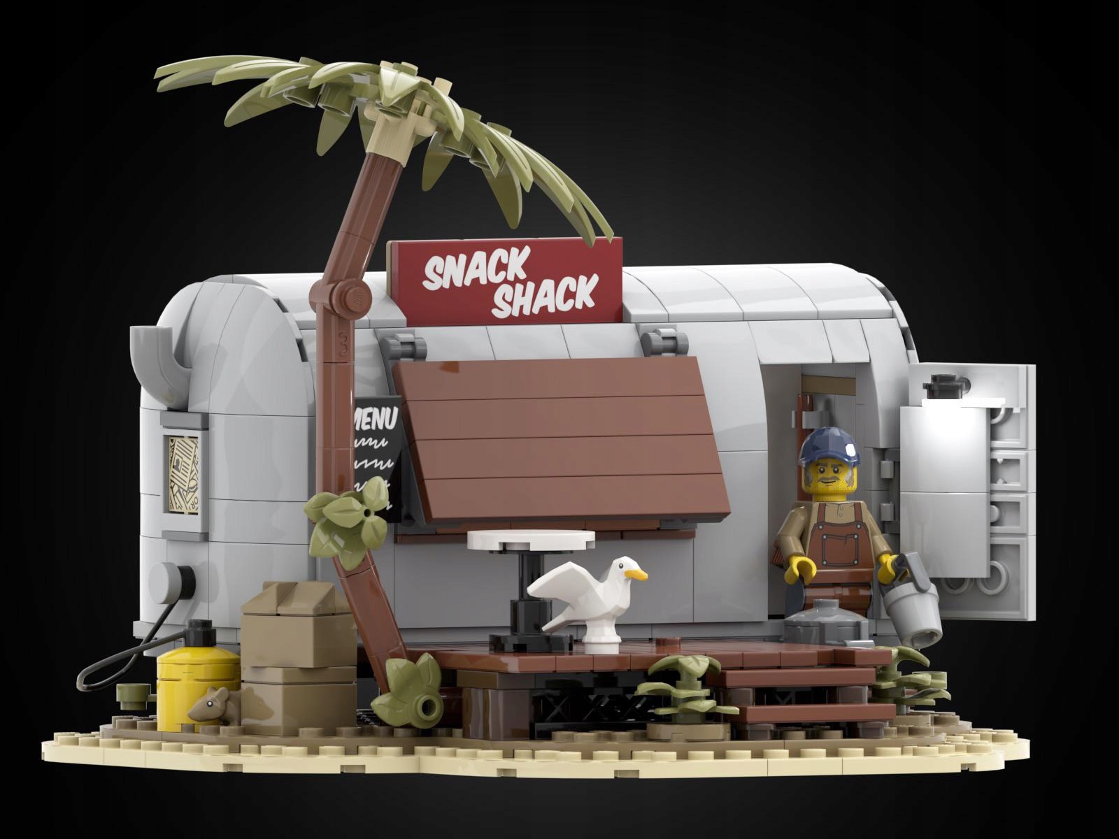 LEGO 910030 BrickLink Designer Program - Budka z przekąskami (Snack Shack) Minimalny wiek dziecka 18