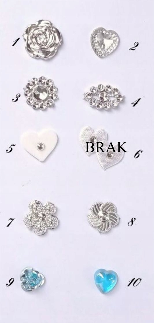 Podwiązka ślubna SILE, IMIONA DATA ŚLUBU, ślub, cyrkonie, PODWIĄZKI Marka Inna marka