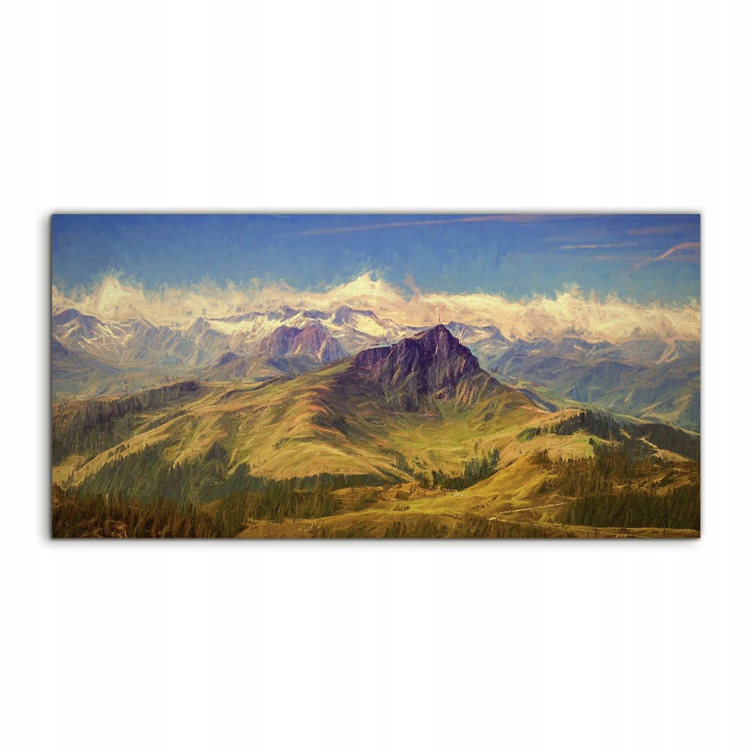 

Obraz akryl 120x60 na prezent Góry Natura Akwarele