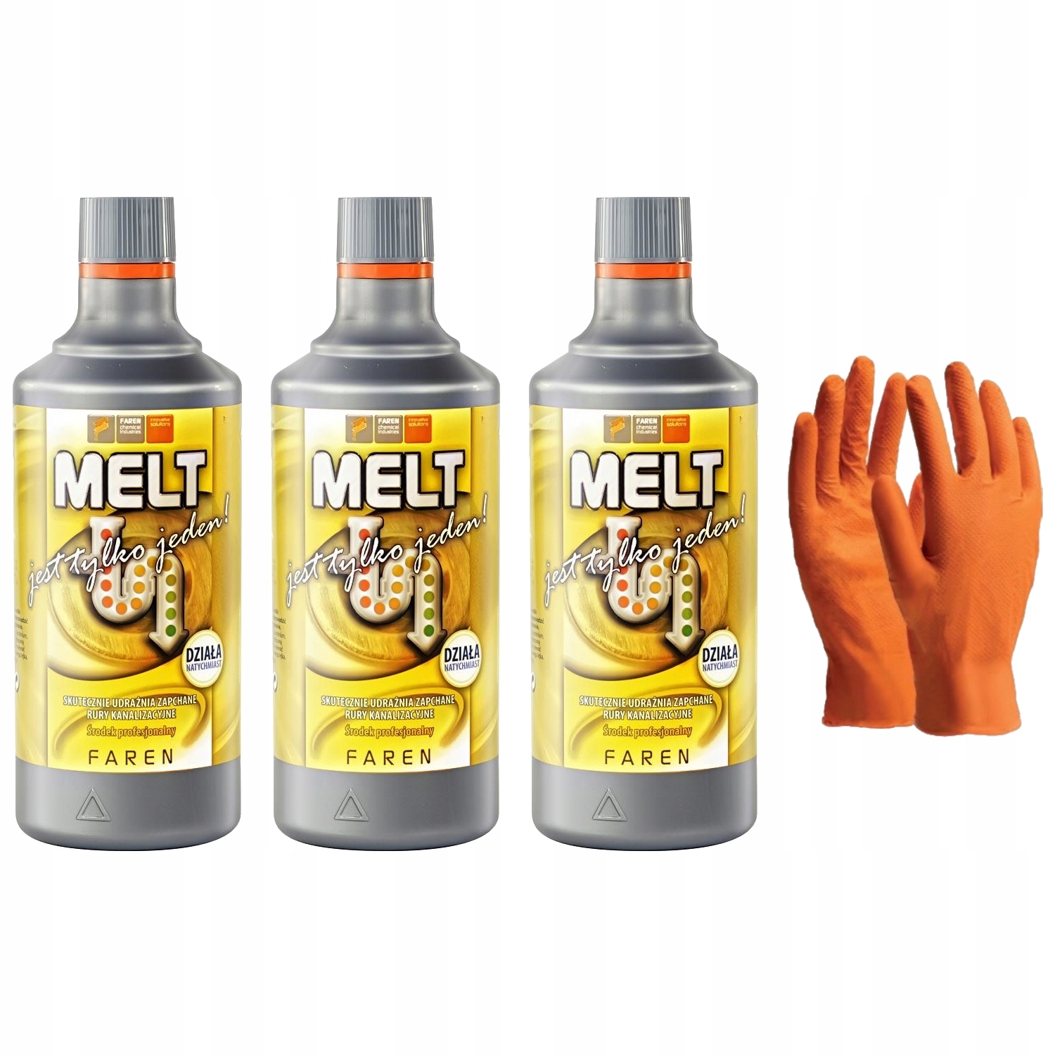 Prostředek na čištění trubek 2250 ml odstraňuje mastnotu vlasů Melt dárek