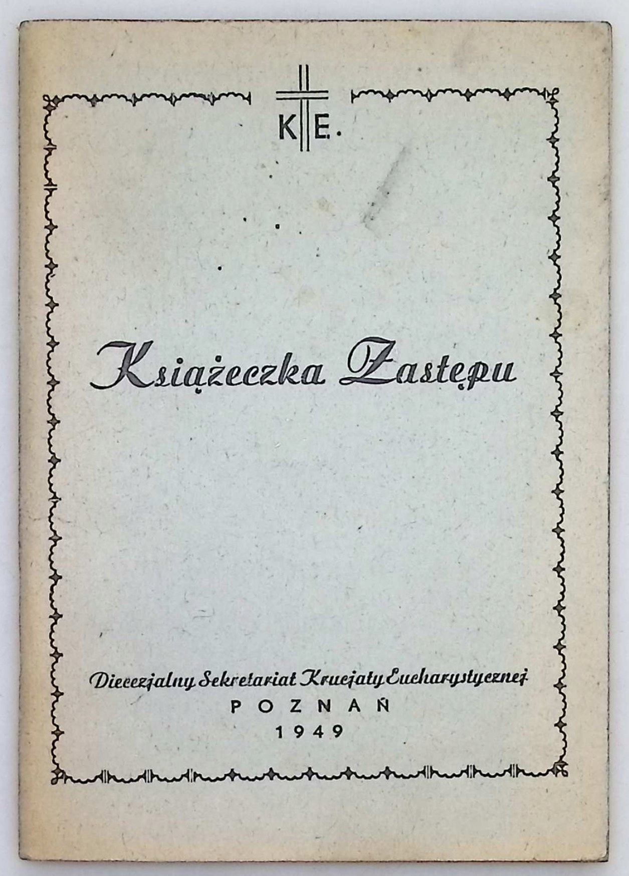 Książeczka zastępu (1949 r.)