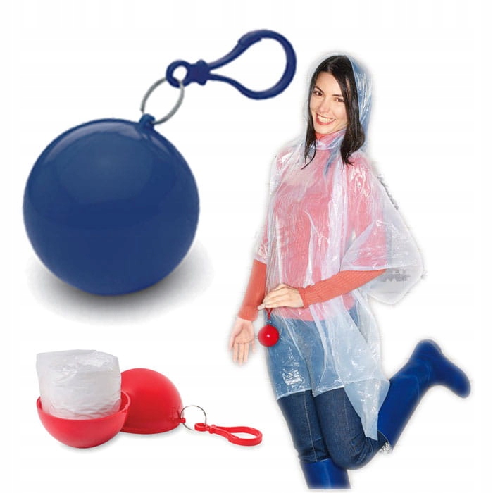 

Płaszcz przeciwdeszczowy Poncho w Kuli niebieski