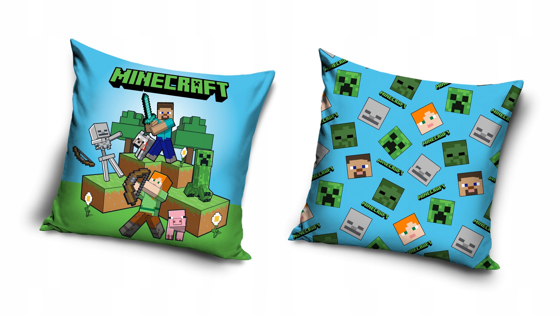 POSZEWKA 40X40 MINECRAFT MIEKKI WELVET MILUSIA