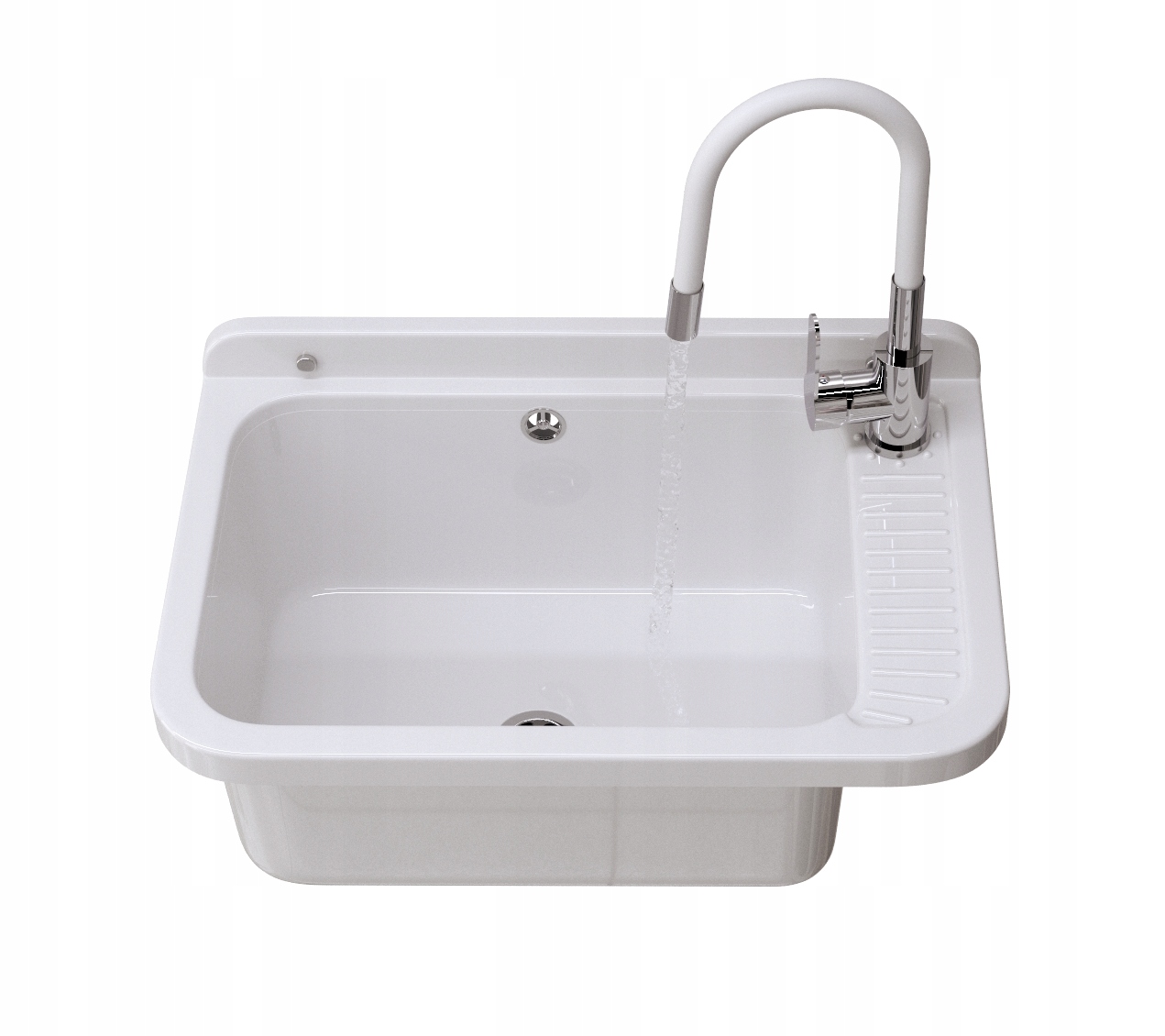 Pracovná Komora Biela Priemyselný Drez Technická Veľká Batéria Sada