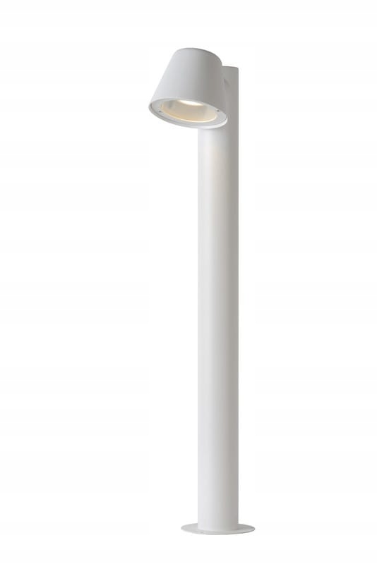 Lucide Záhradná lampa Dingo Led IP44 GU10 4.5W 3000K biela stojaca