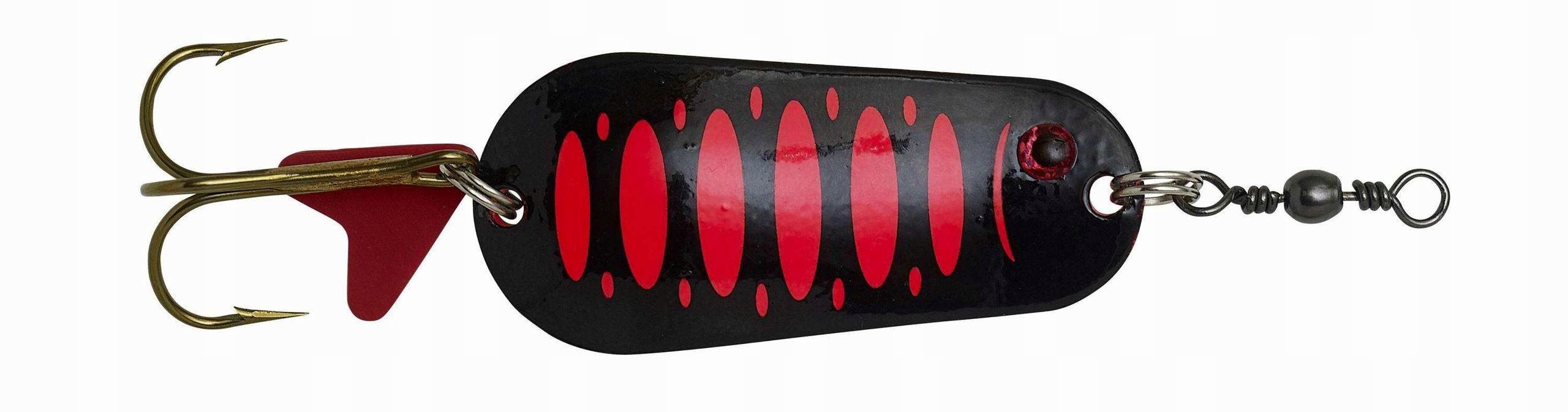 Wahadłówka Effzett Standard 4,5cm-16g kolor Fluo Red/black na Szczupaka