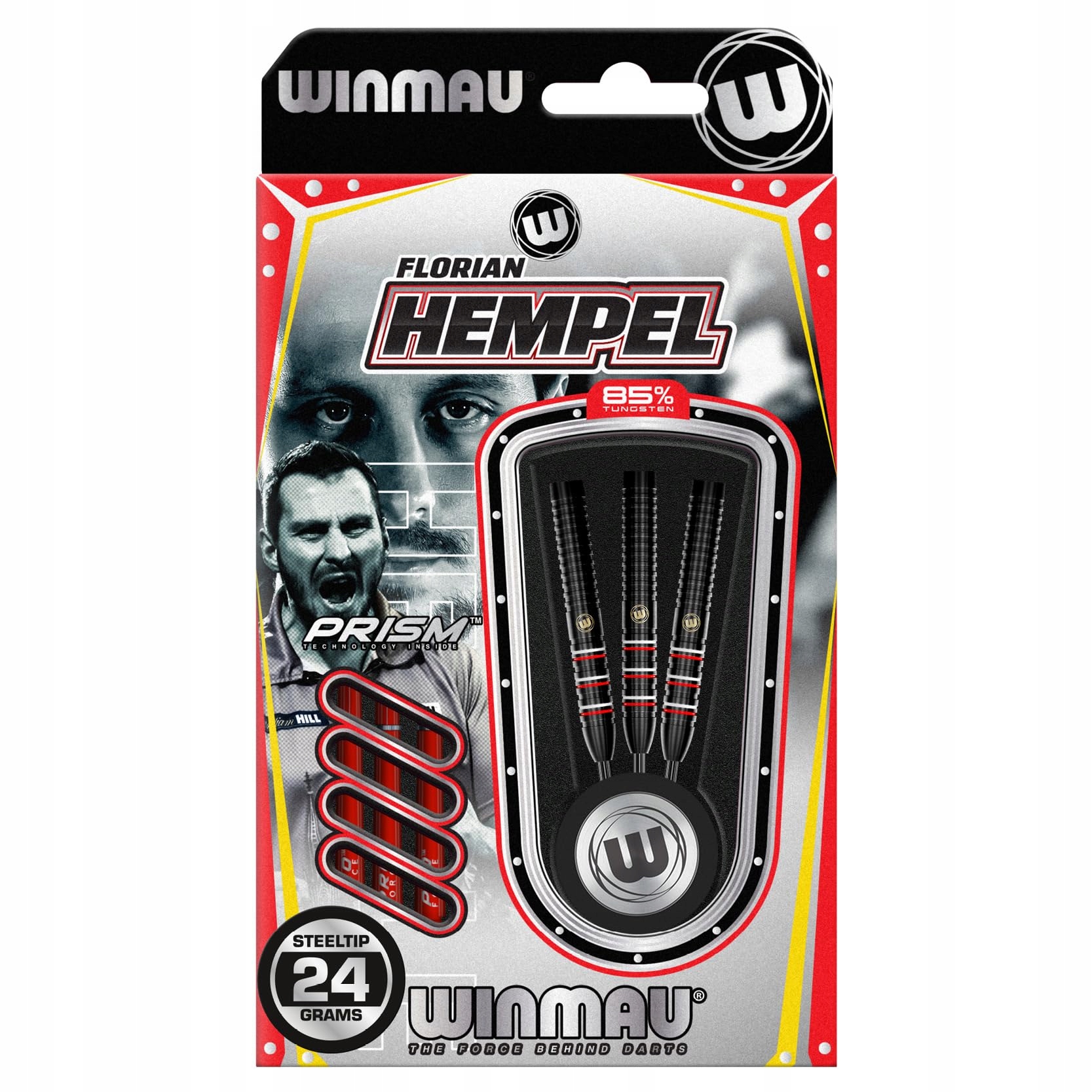 WINMAU Zestaw Rzutków 24g 85% Florian Hempel z Lotkami i Shaftami — miniatura 4