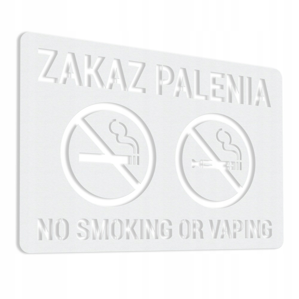 

Zakaz Palenia Tytoniu naklejka 10x15