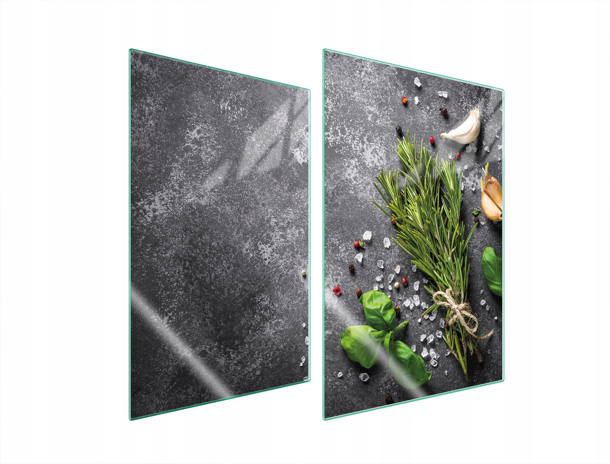 Skleněná Ochranná Deska Do Kuchyně 2x35x52 Koření Tvrzené Sklo