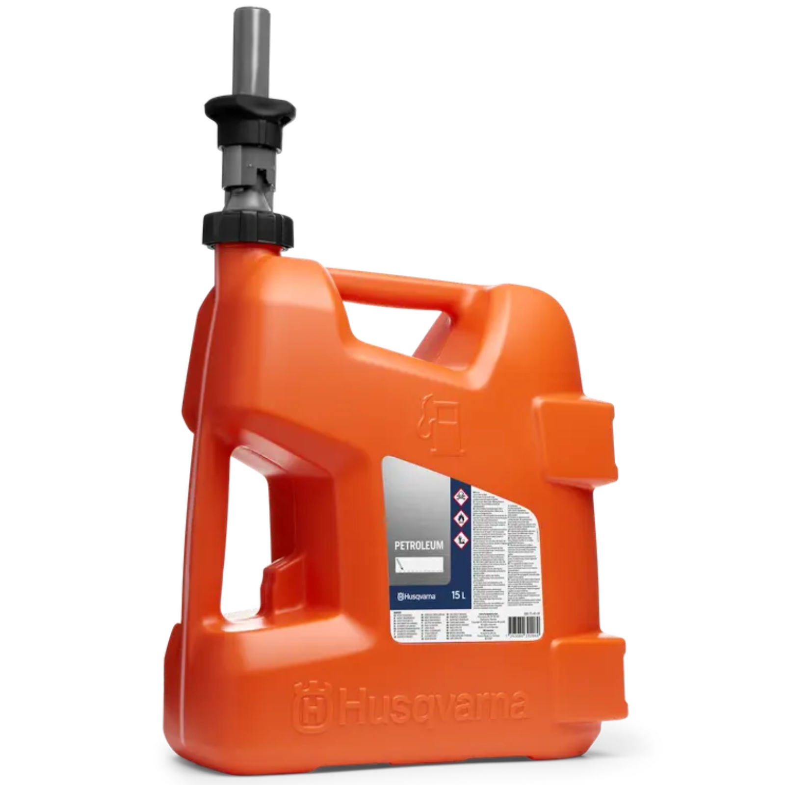 Kanystr na palivo 15 litrů Husqvarna velký, nekapající zátka nerozlévá