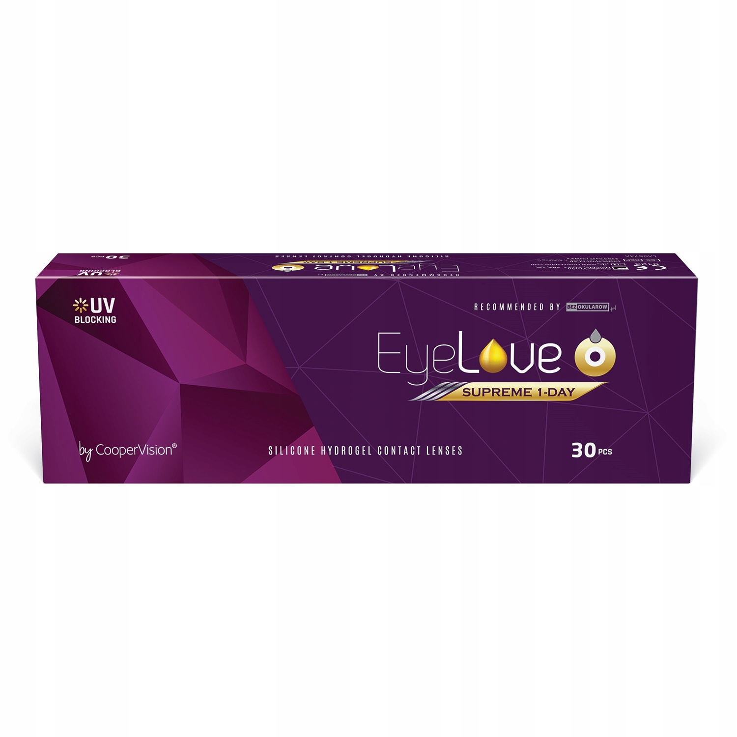 

Soczewki jednodniowe EyeLove Supreme 1-Day 30szt