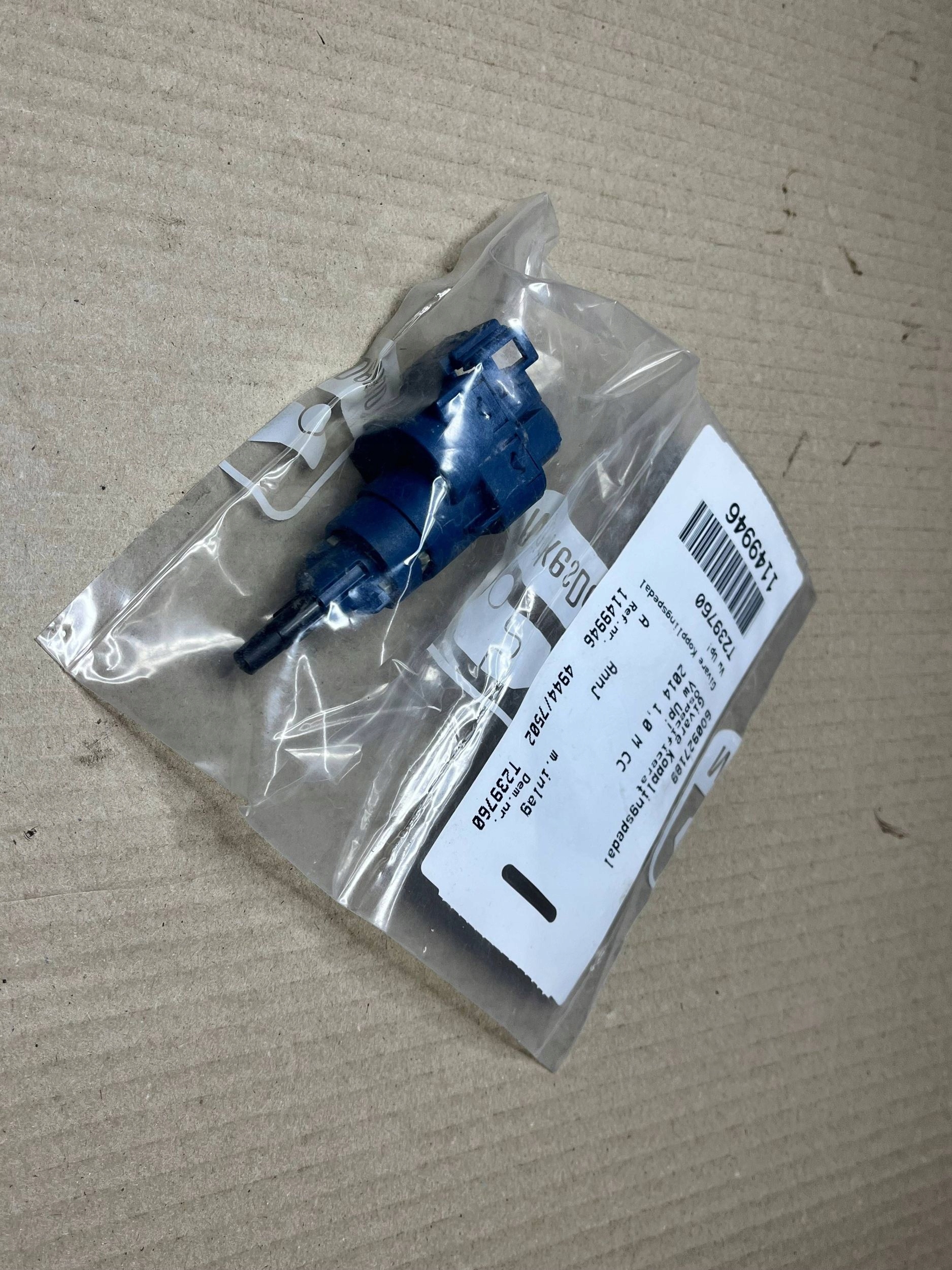 Sensor pedalu Bremse Volkswagen Up 6Q0927189 ORG!