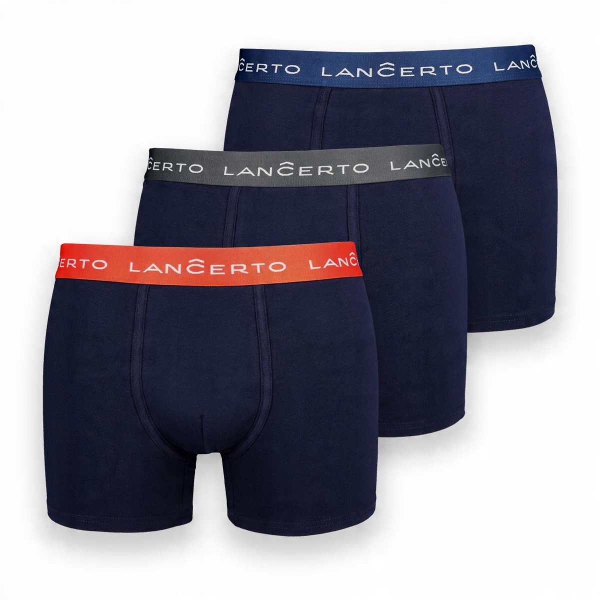 

Bokserki Męskie Granatowe Lancerto 3-pak 3XL
