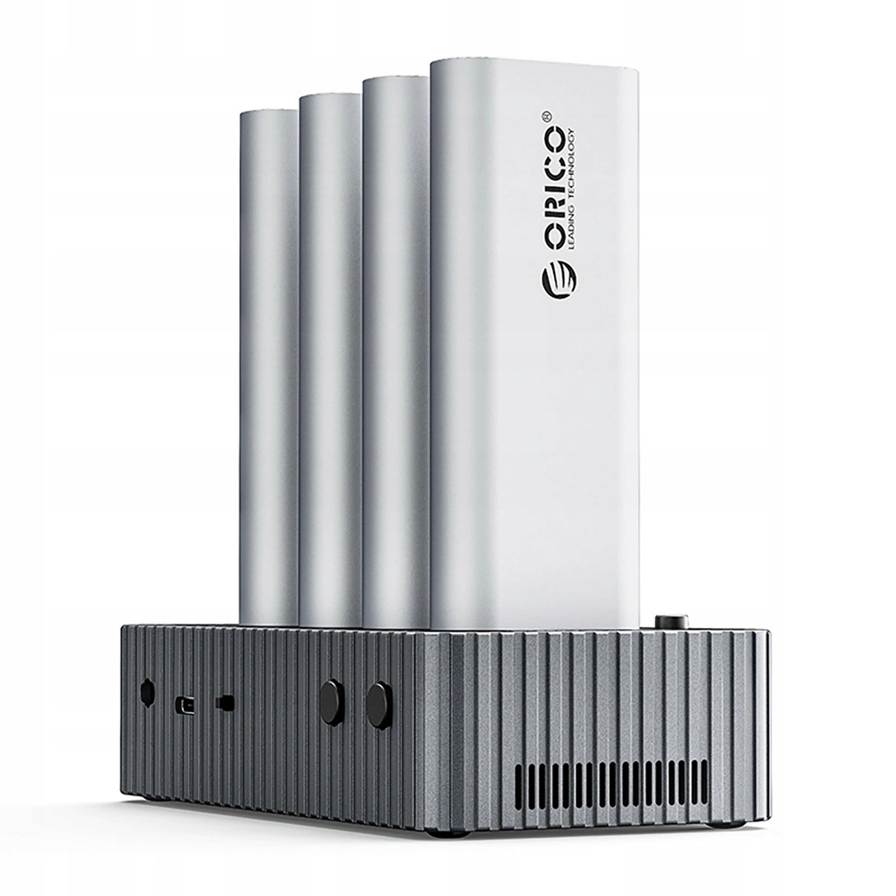 Orico IT48N-C dokovací stanice 4x M.2 NVMe USB4 s klonováním, šedá