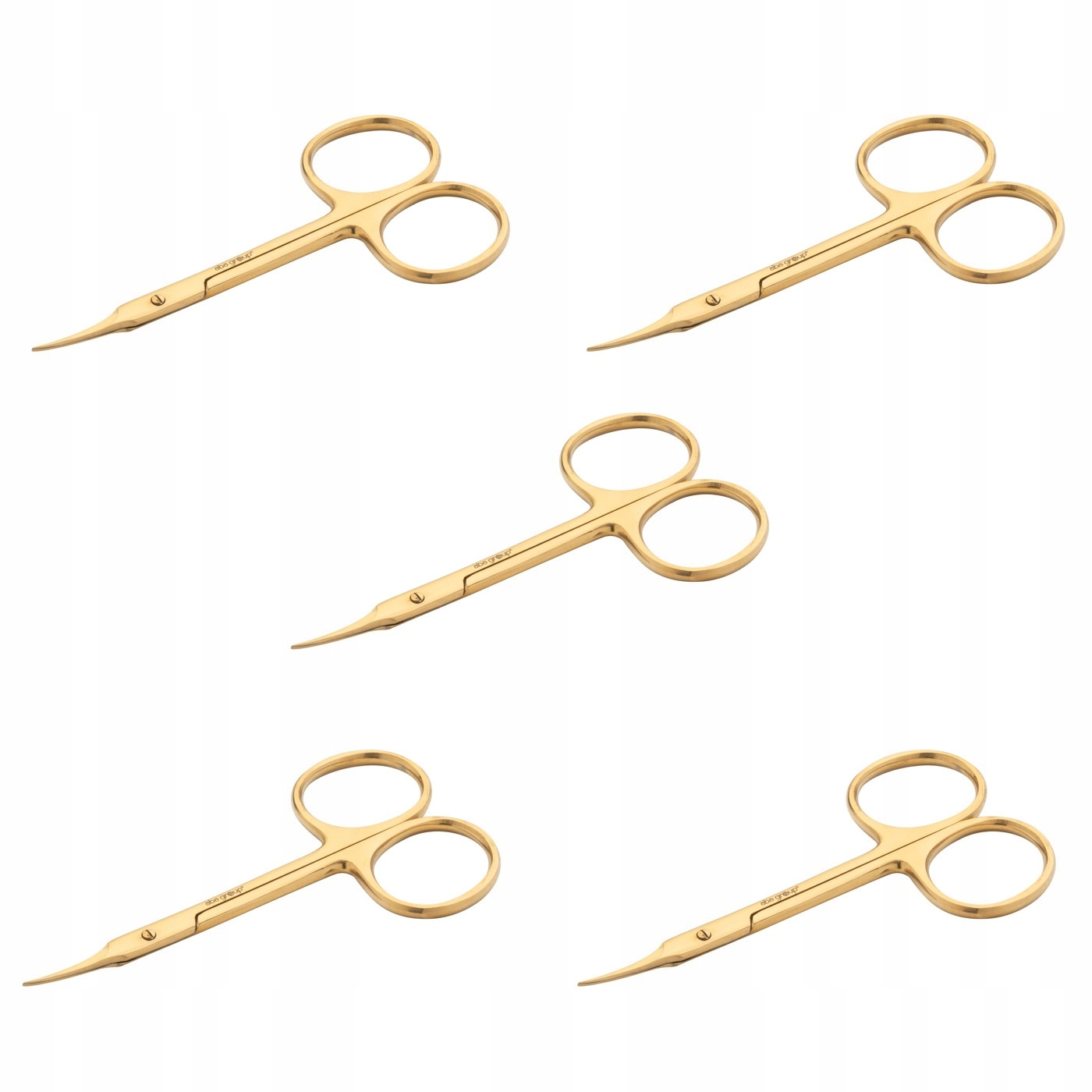 Nůžky na kůžičku a nehty zahnuté 1463 Sada 5 ks Aba Group