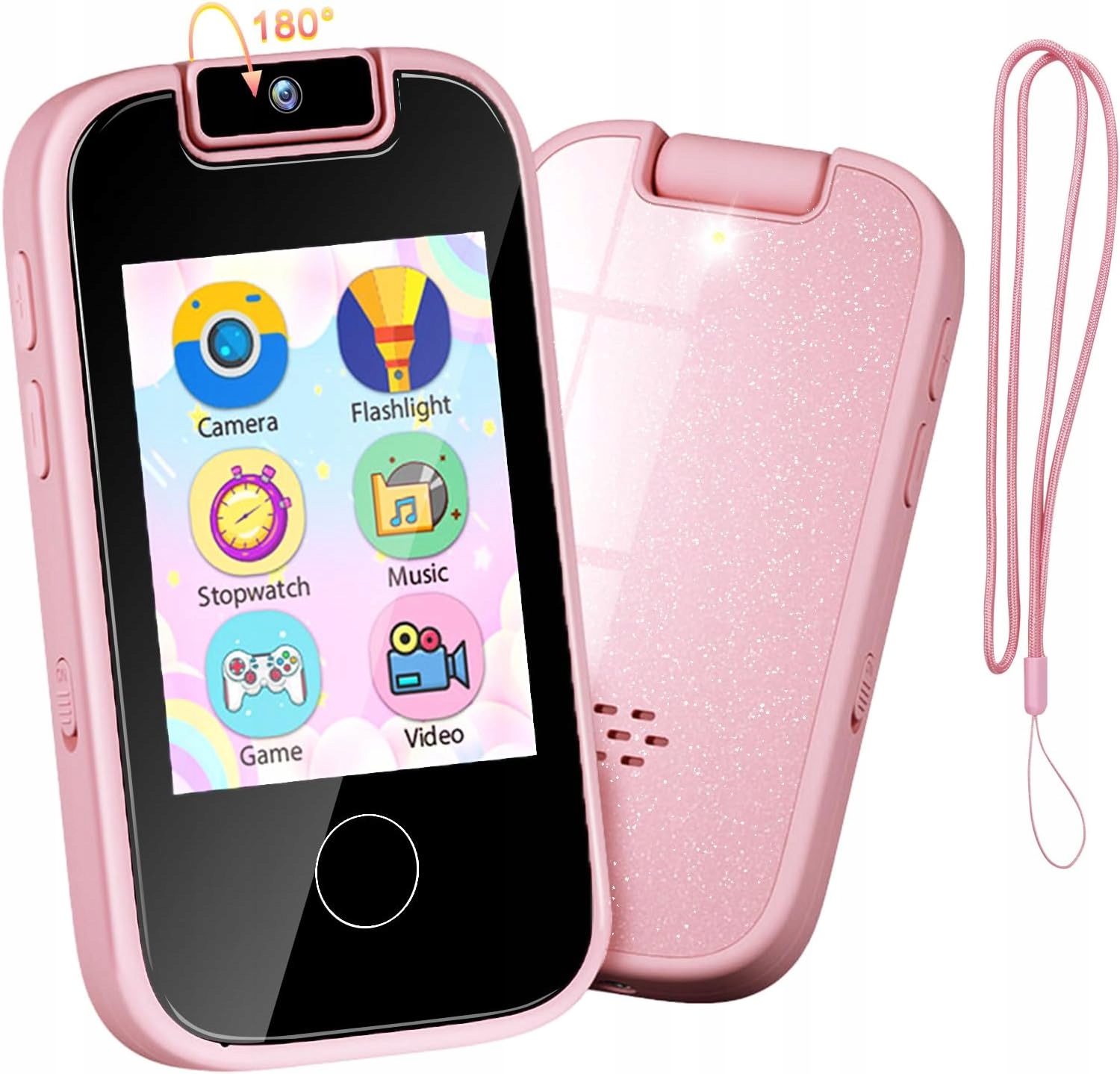 Telefon Dla Dzieci Pthtechus Aparat Dziecięcy Smartfon Dotykowy MP3 Kids