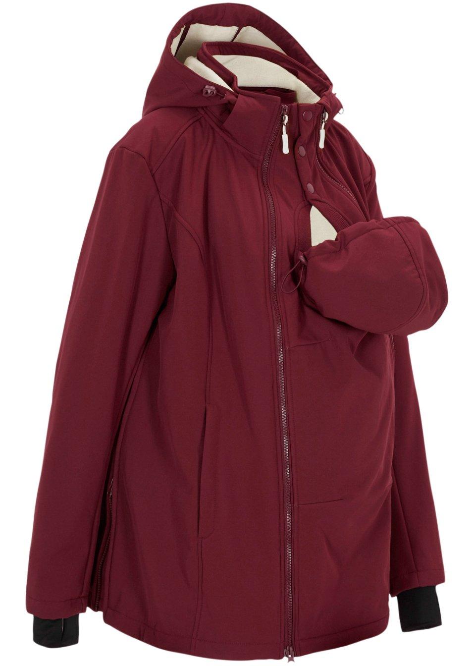 KURTKA CIĄŻOWA Z WSTAWKĄ NIEMOWLĘCĄ BONPRIX 50 Materiał dominujący poliester