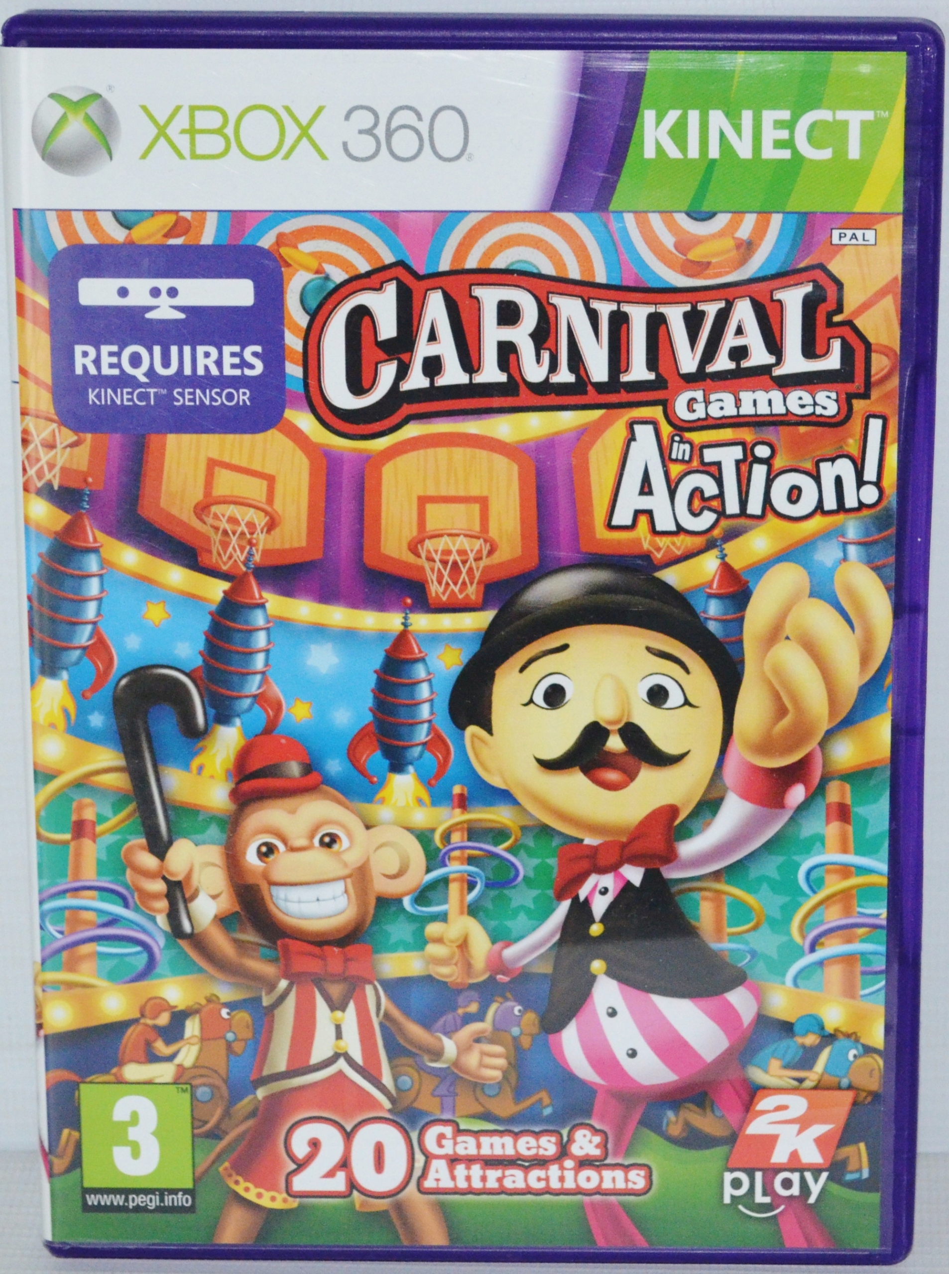 Carnival Games In Action KINECT Xbox 360 pudełkowa