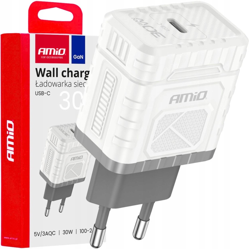 Szybka Ładowarka Do Telefonu Sieciowa Qc GaN Pd 30W Usb-c 100-240V