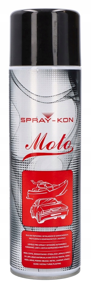 SPRAY MOTO KLEJ TAPICERSKI DO PODSUFITKI DO 90°C Kod producenta KLEJ-0011